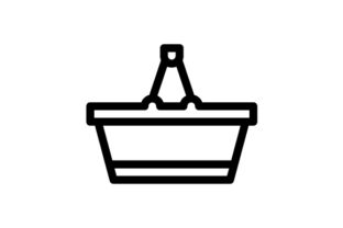 Basket Outline Icon: A Practical Design for Real Embroidery Projects