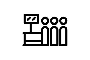 Queue Outline Icon Review for Embroidery Projects